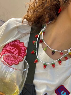 Collar Frutillas