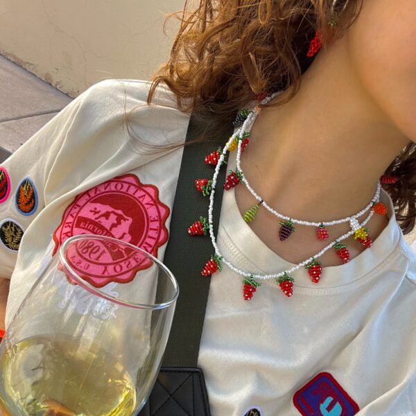 Collar Frutillas