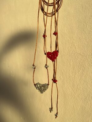 Collar Corazón de Melón