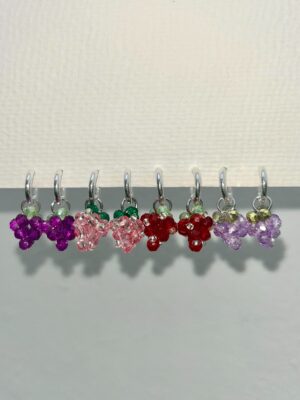 Aros Fruta Mini plateado
