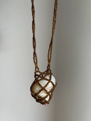 Collar Caracola Marrón